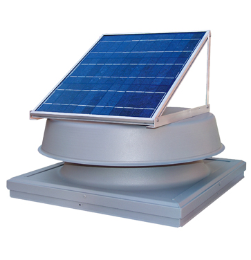 Solar attic Fan